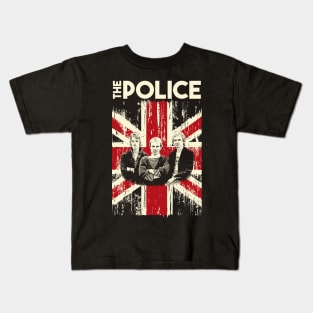 Vintage Distressed The Police Kids T-Shirt